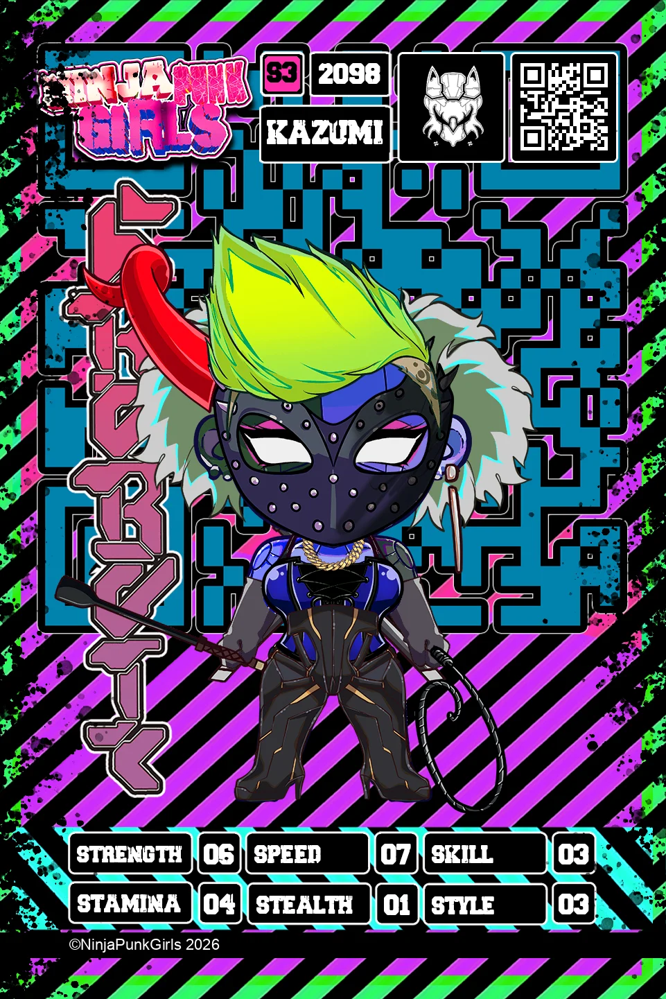 Rebuilt card #2098 Kazumi