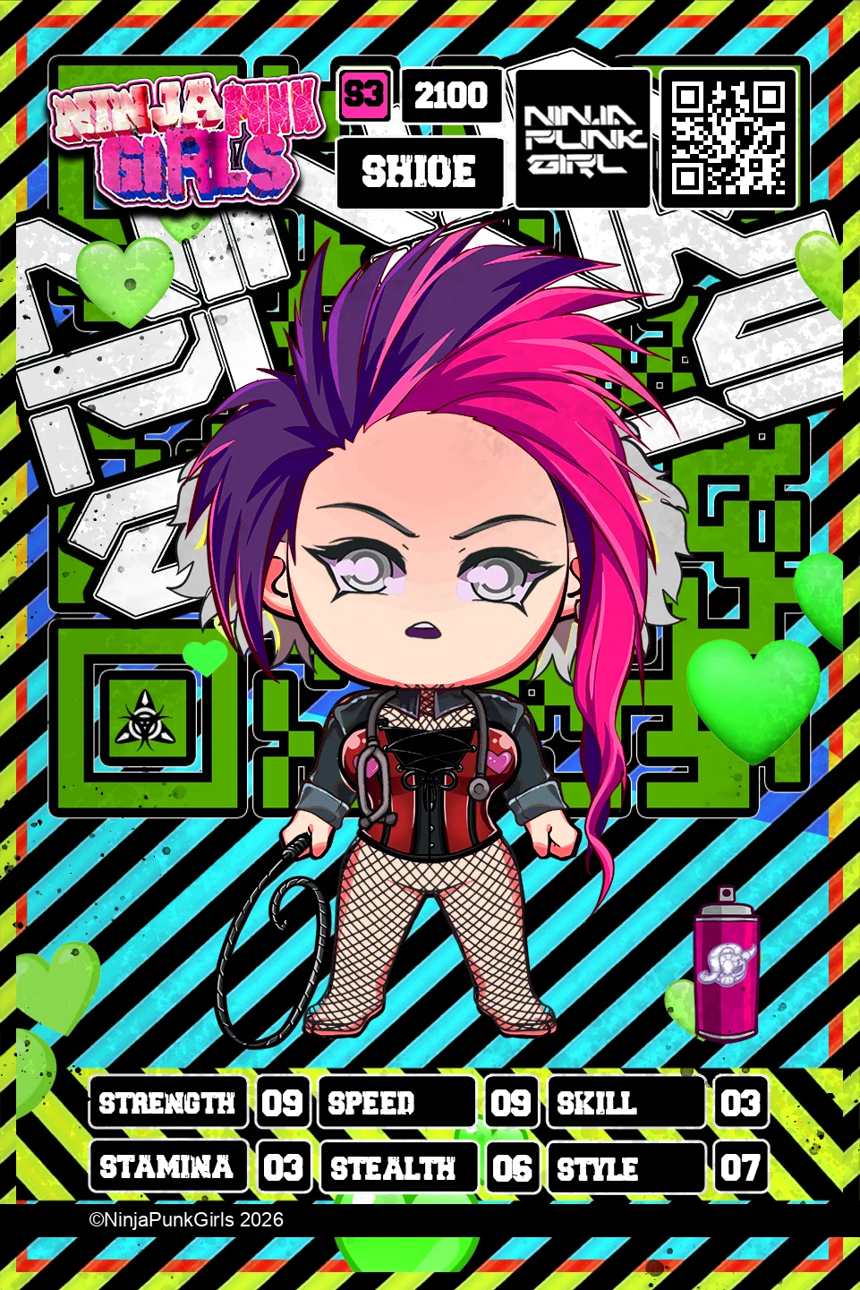 Rebuilt card #2100 Shioe