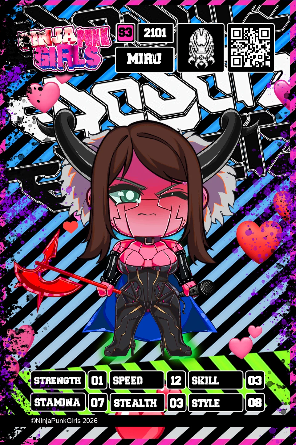 Rebuilt card #2101 Miru