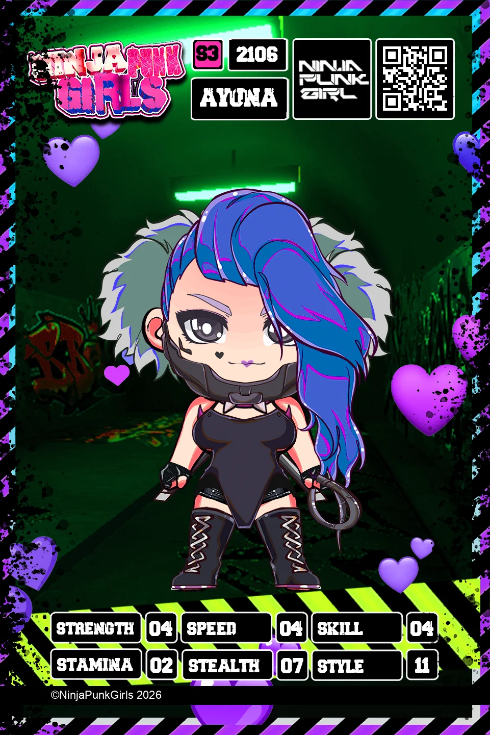 Rebuilt card #2106 Ayuna