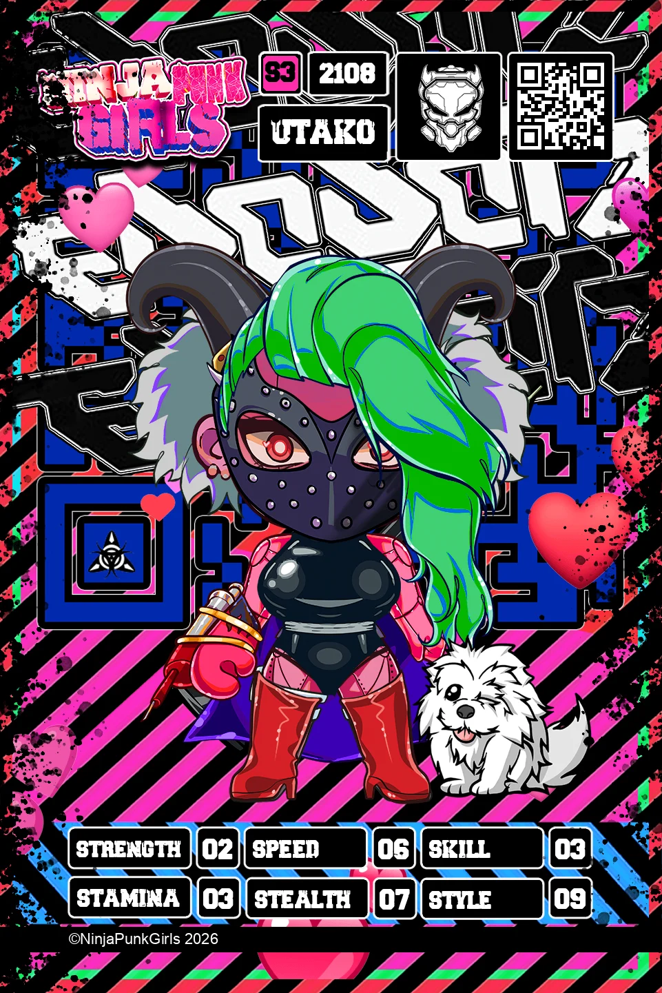 Rebuilt card #2108 Utako