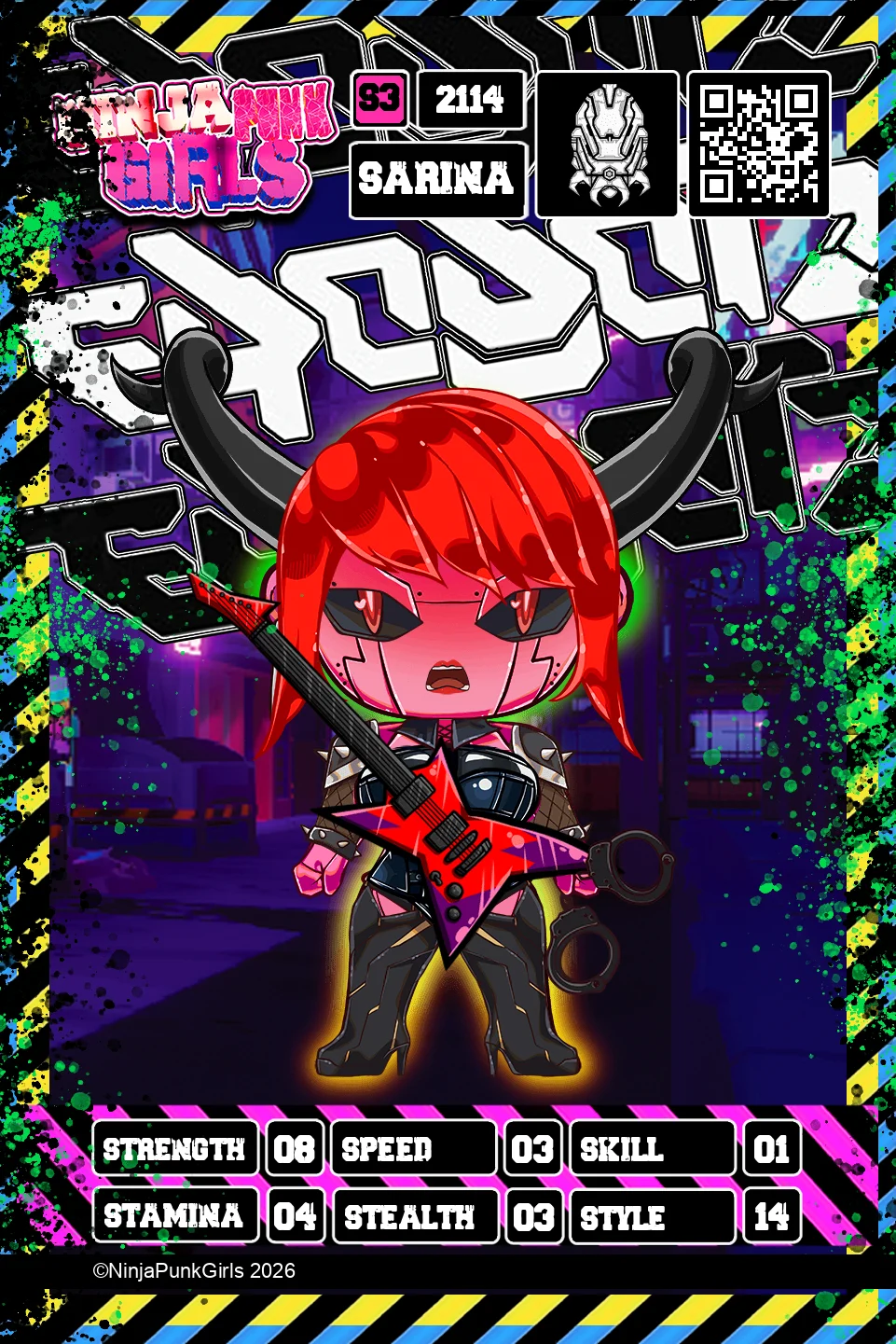 Rebuilt card #2114 Sarina