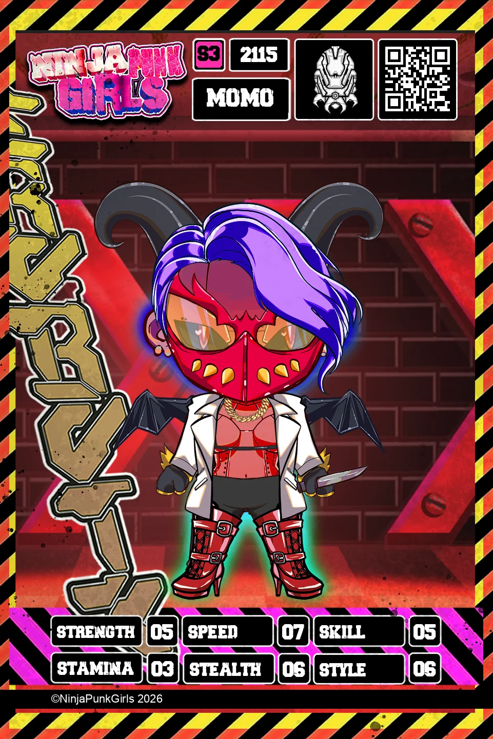 Rebuilt card #2115 Momo
