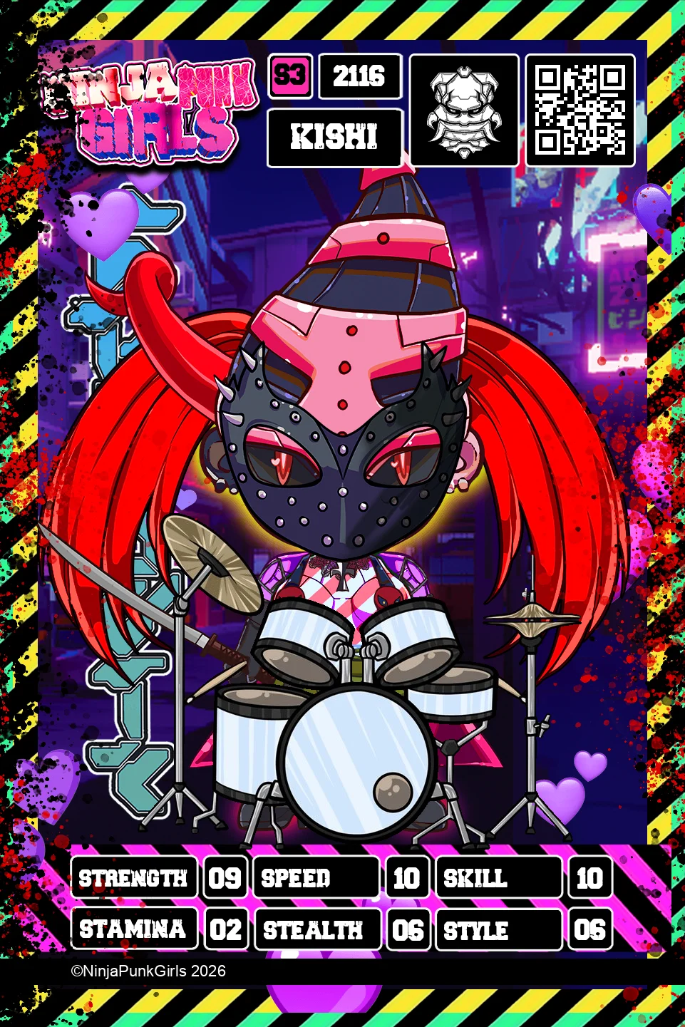 Rebuilt card #2116 Kishi