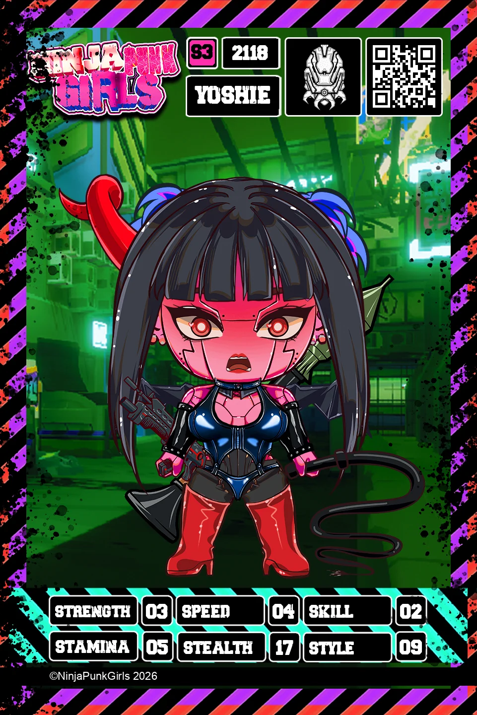 Rebuilt card #2118 Yoshie