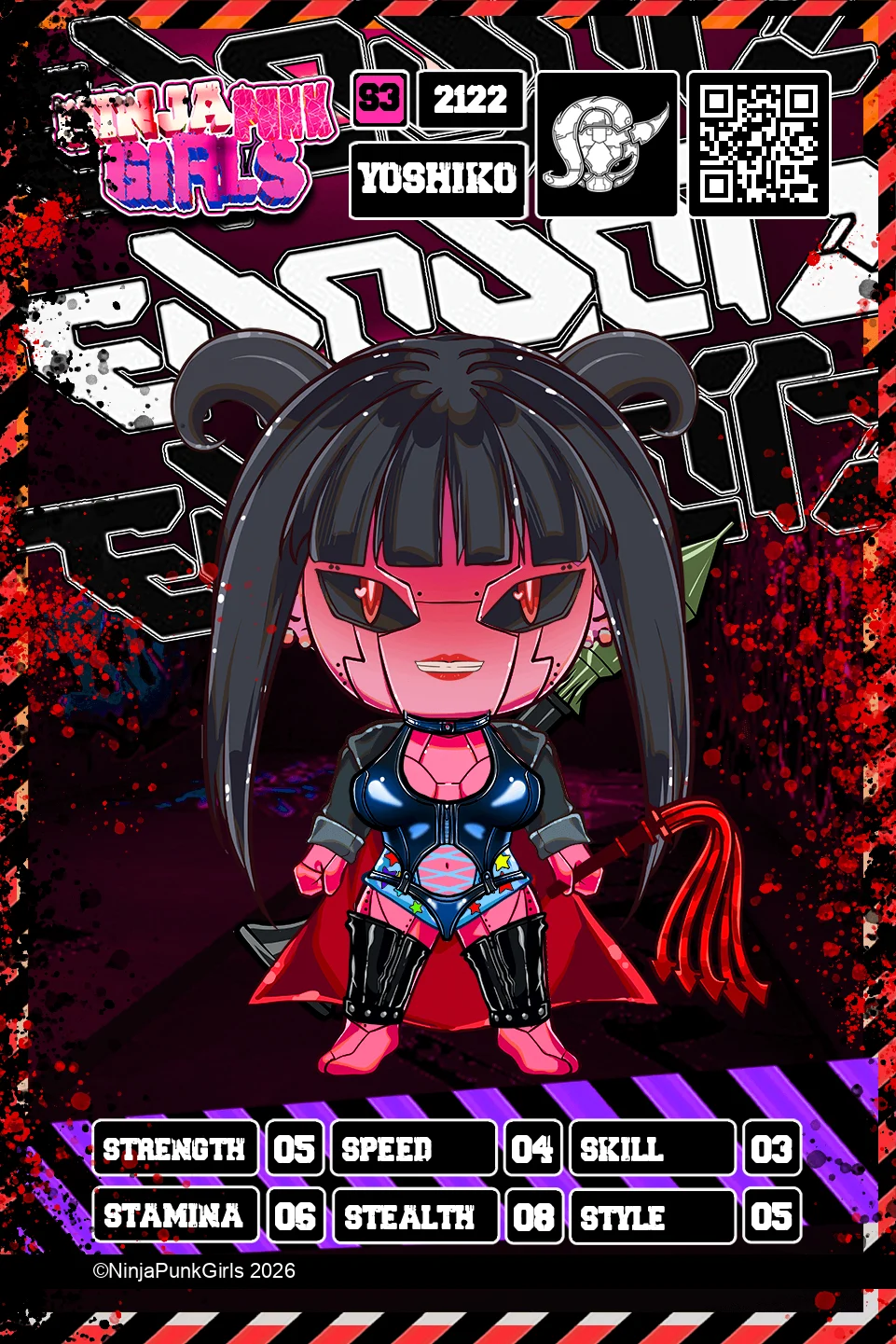 Rebuilt card #2122 Yoshiko