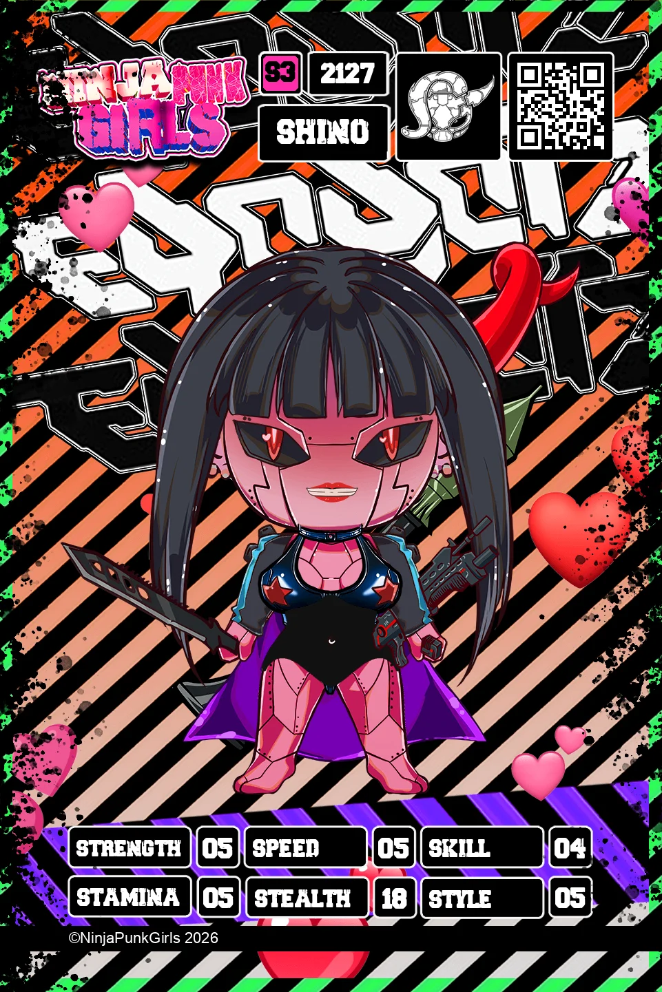 Rebuilt card #2127 Shino