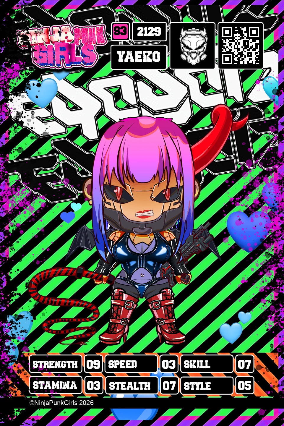 Rebuilt card #2129 Yaeko