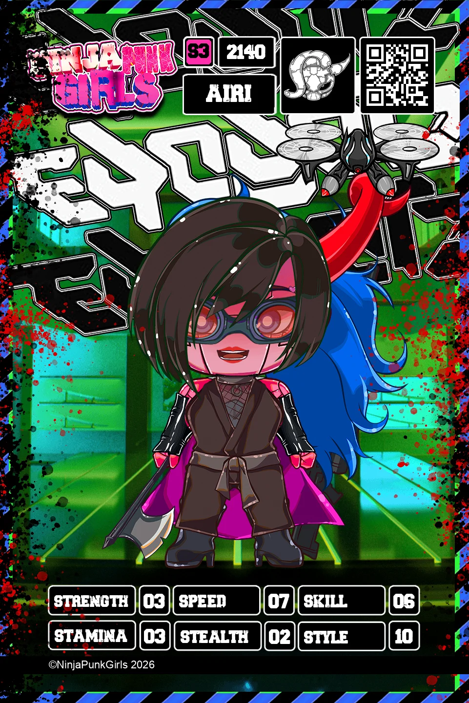 Rebuilt card #2140 Airi