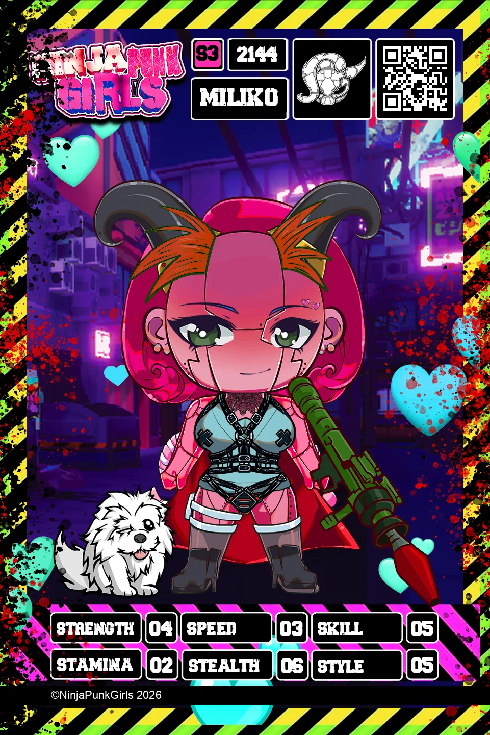 Rebuilt card #2144 Miliko