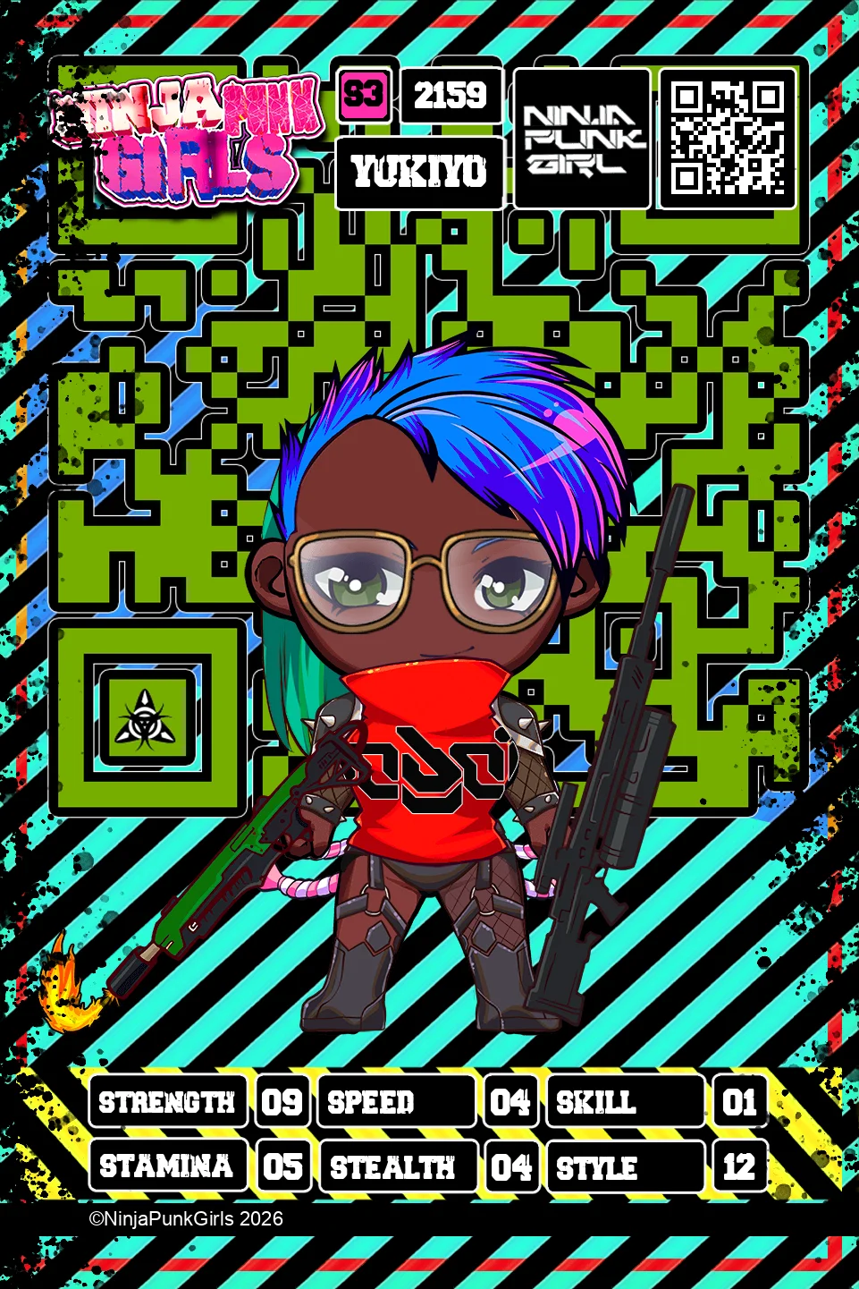 Rebuilt card #2159 Yukiyo