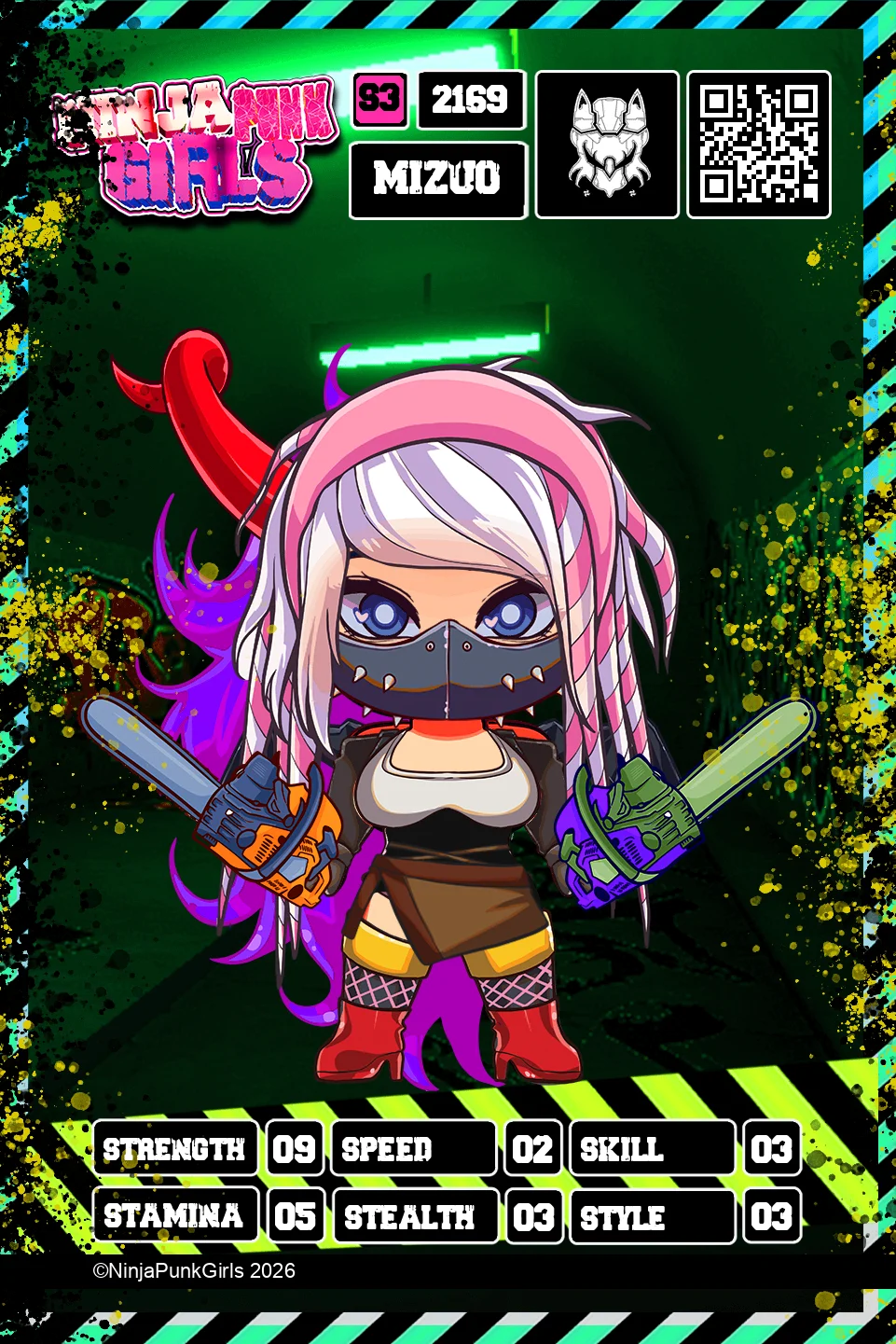 Rebuilt card #2169 Mizuo
