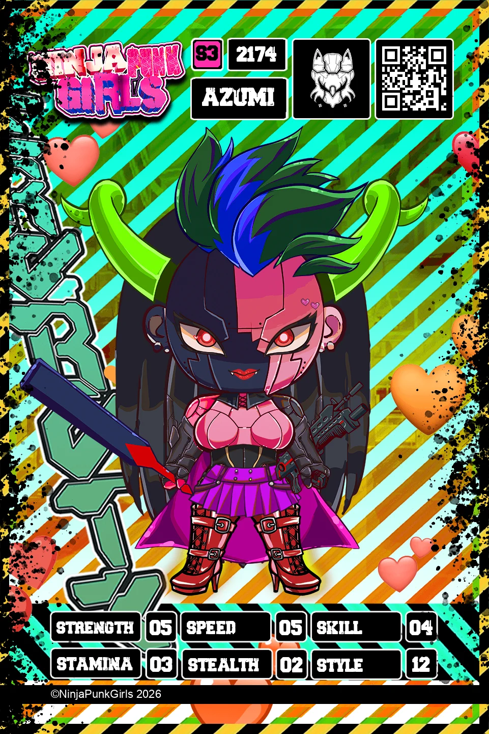 Rebuilt card #2174 Azumi