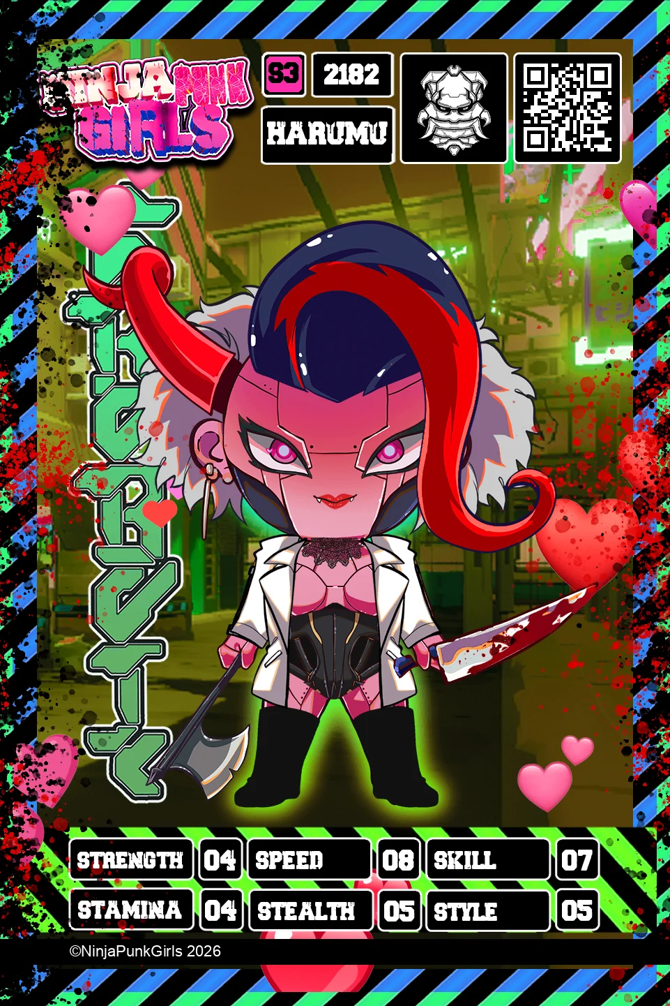 Rebuilt card #2182 Harumu