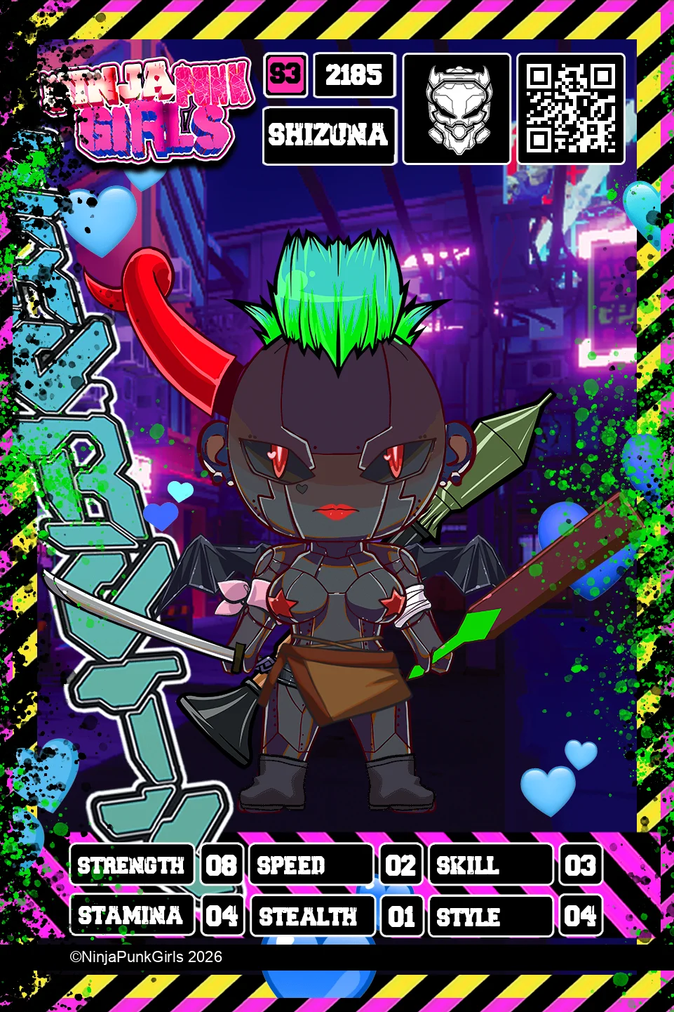 Rebuilt card #2185 Shizuna