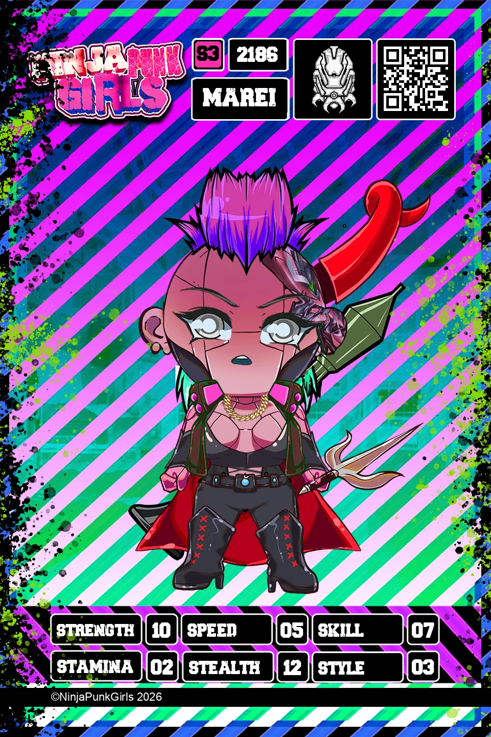 Rebuilt card #2186 Marei