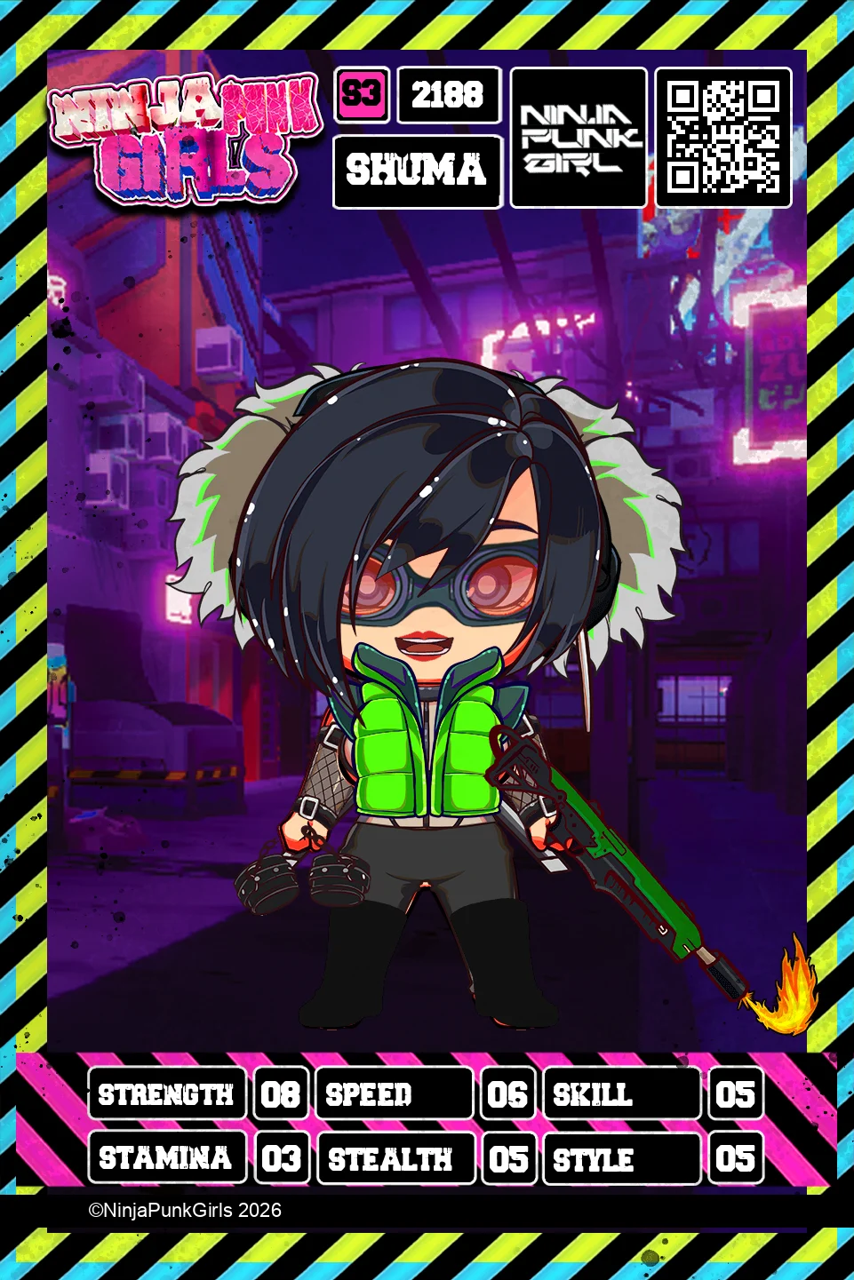 Rebuilt card #2188 Shuma