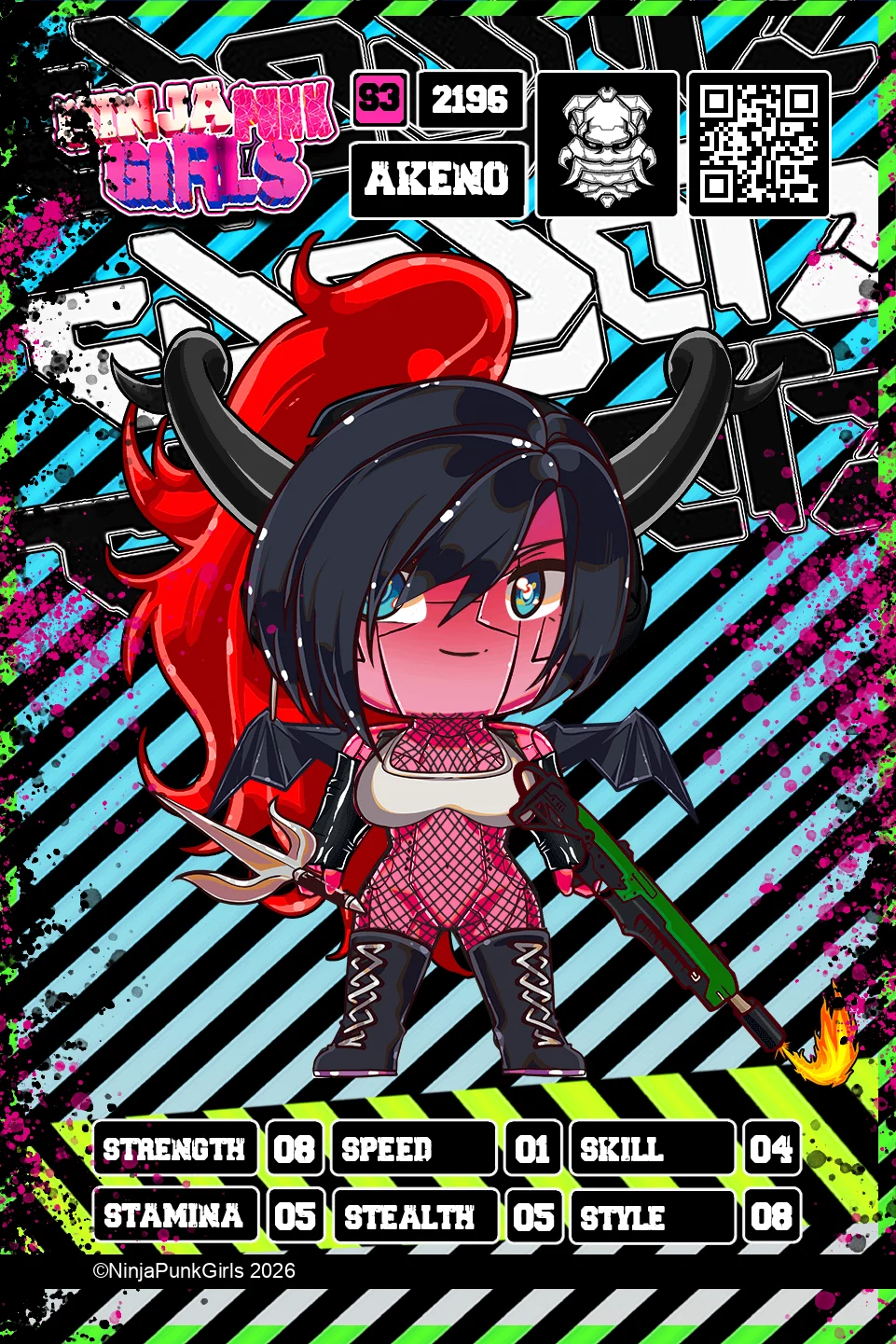Rebuilt card #2196 Akeno