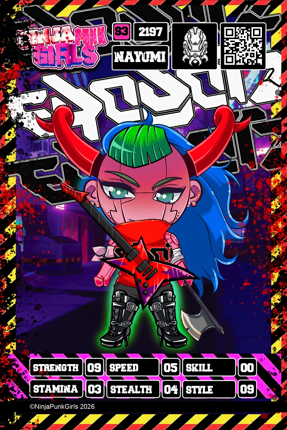 Rebuilt card #2197 Nayumi