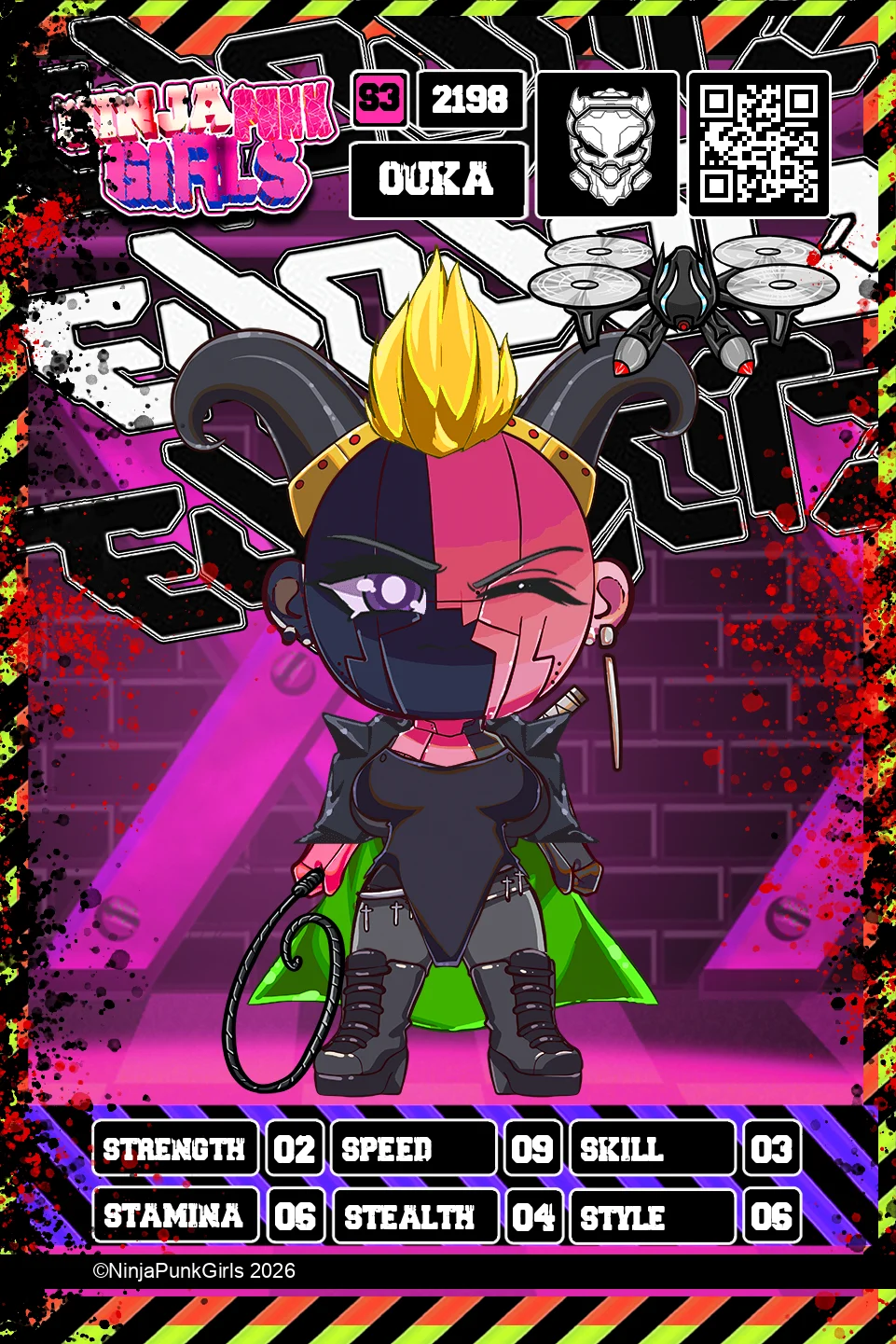 Rebuilt card #2198 Ouka