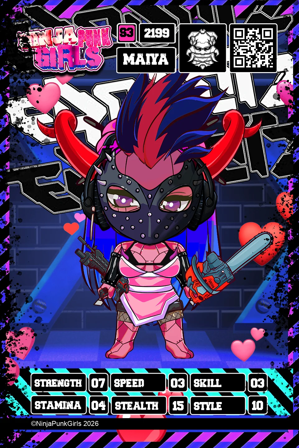 Rebuilt card #2199 Maiya