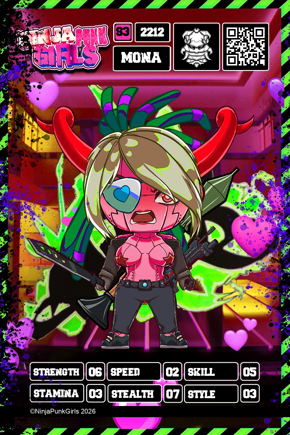 Rebuilt card #2212 Mona