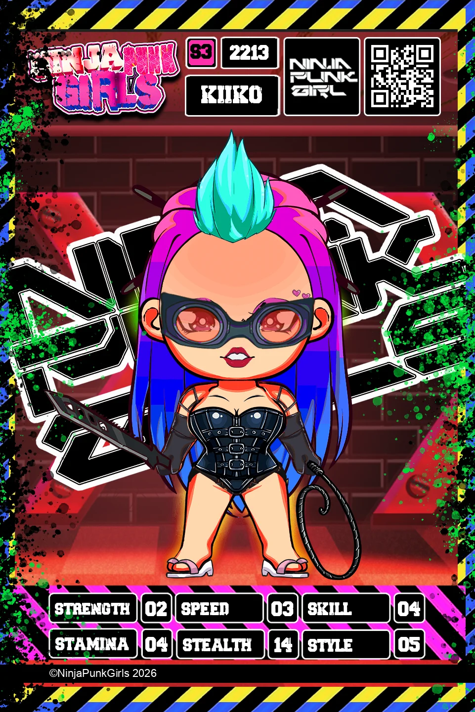 Rebuilt card #2213 Kiiko