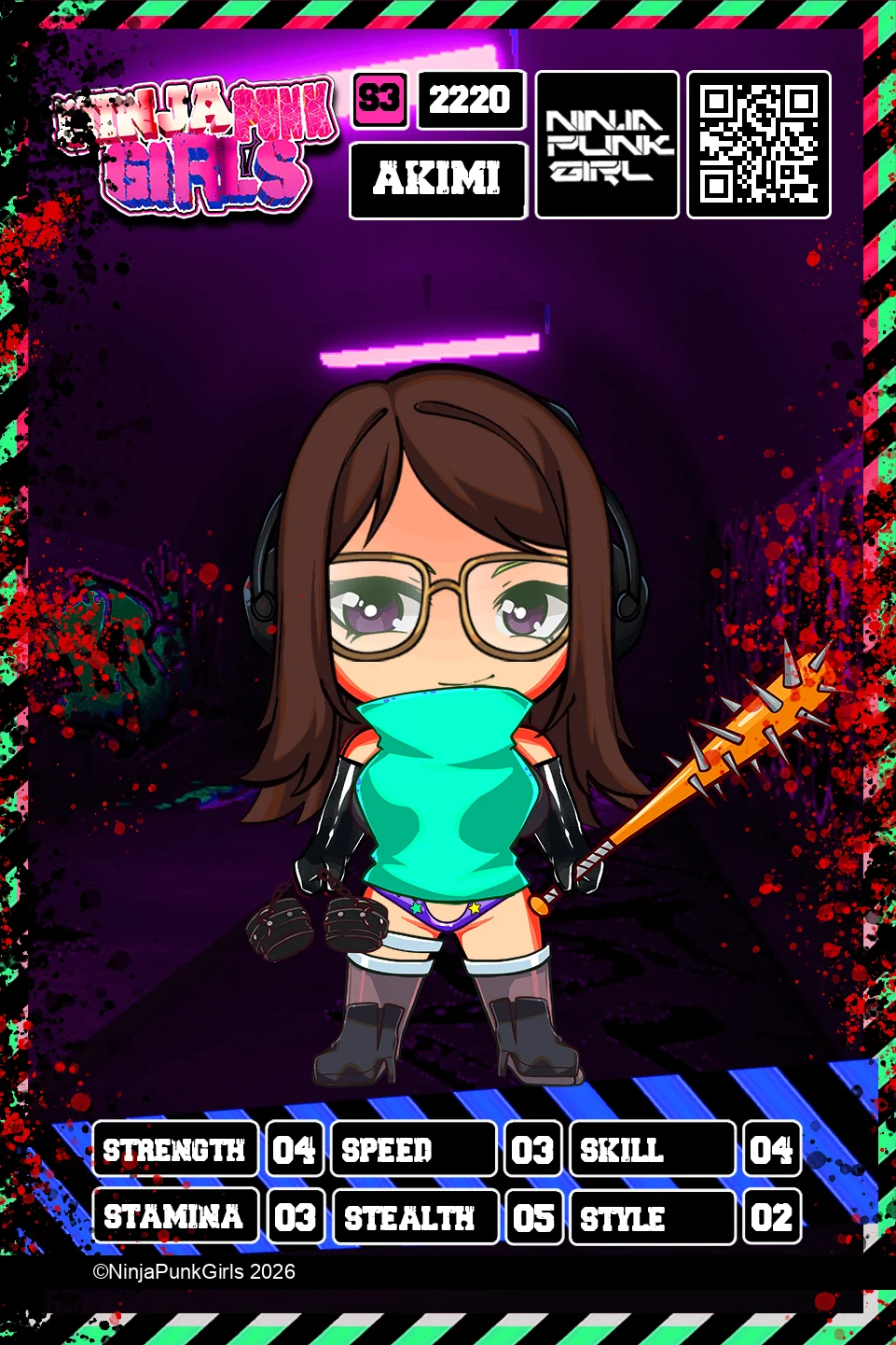 Rebuilt card #2220 Akimi