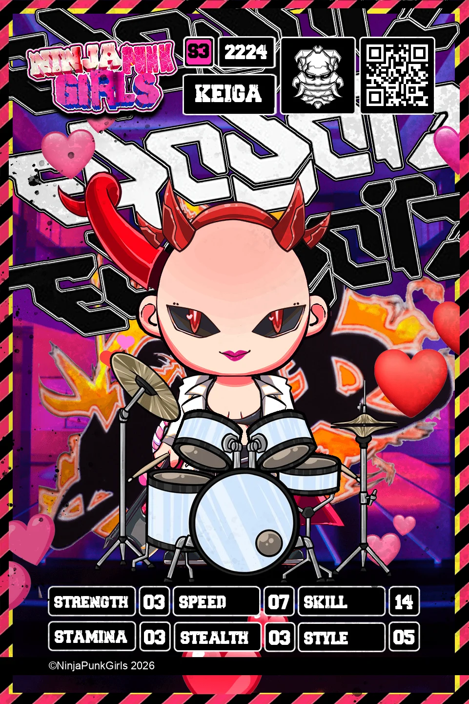 Rebuilt card #2224 Keiga