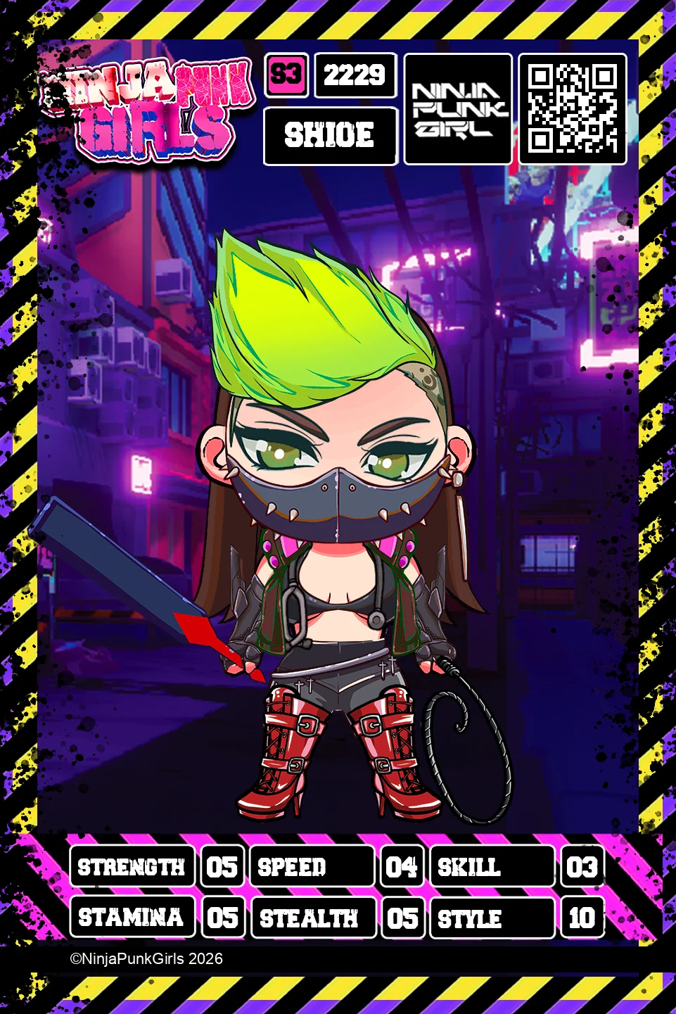 Rebuilt card #2229 Shioe