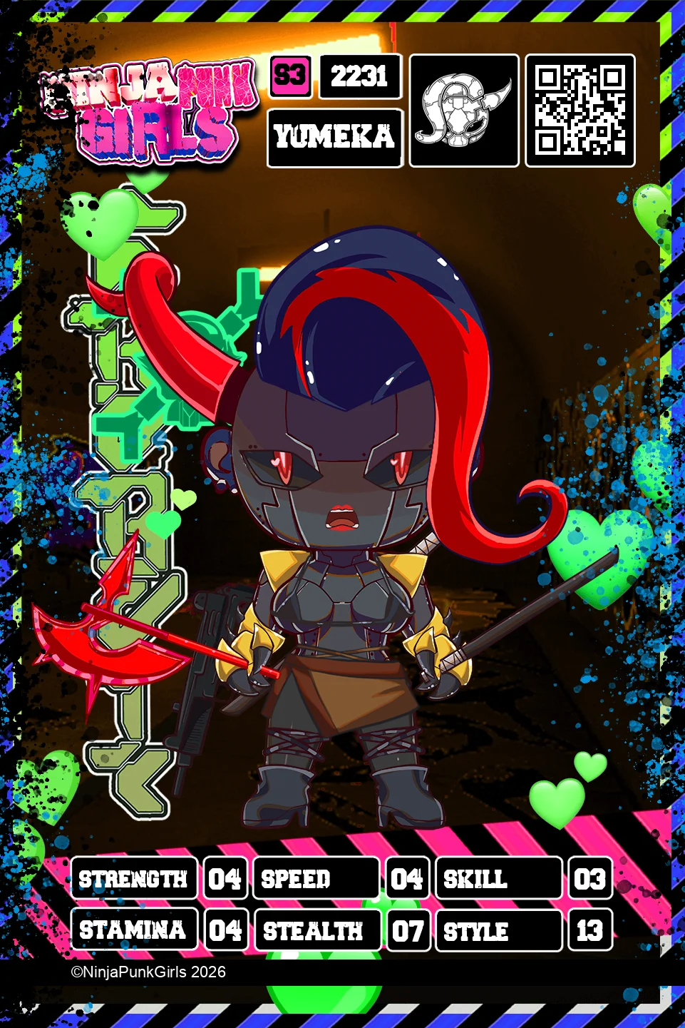 Rebuilt card #2231 Yumeka