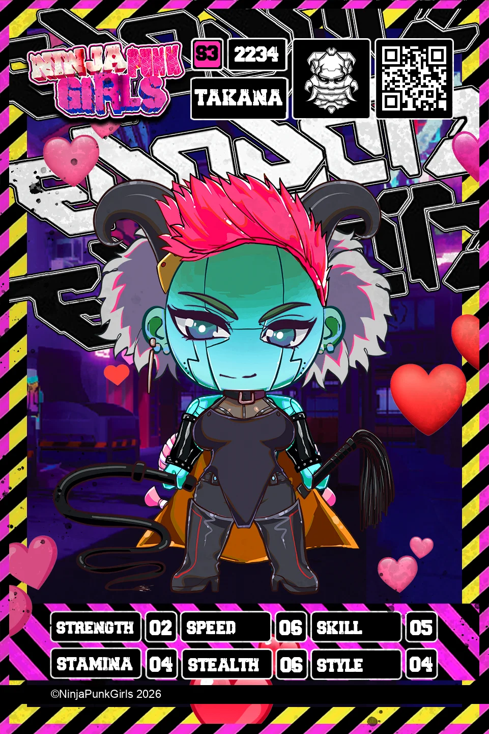 Rebuilt card #2234 Takana