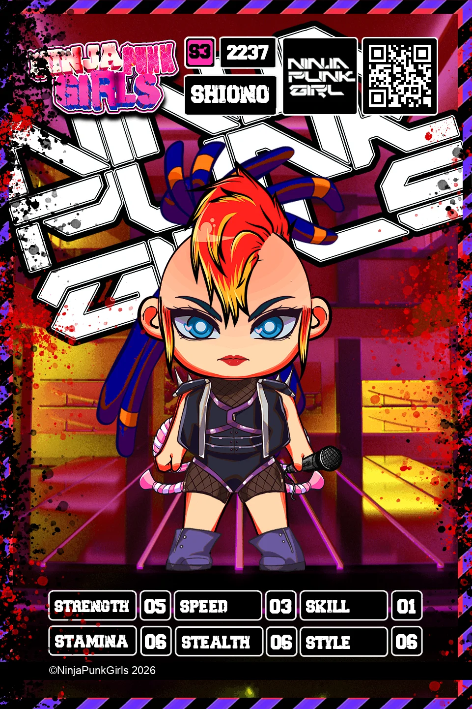 Rebuilt card #2237 Shiono