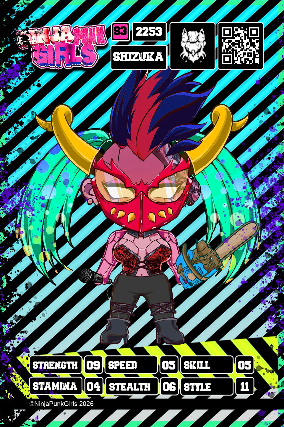 Rebuilt card #2253 Shizuka