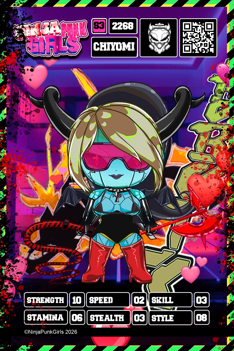 Rebuilt card #2268 Chiyomi