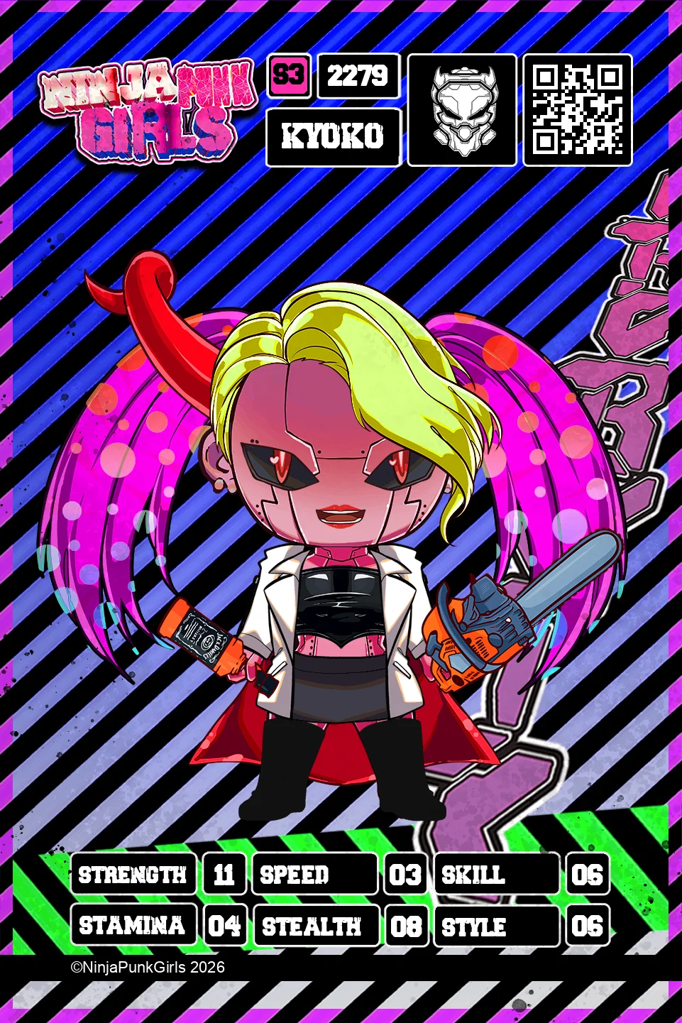 Rebuilt card #2279 Kyoko