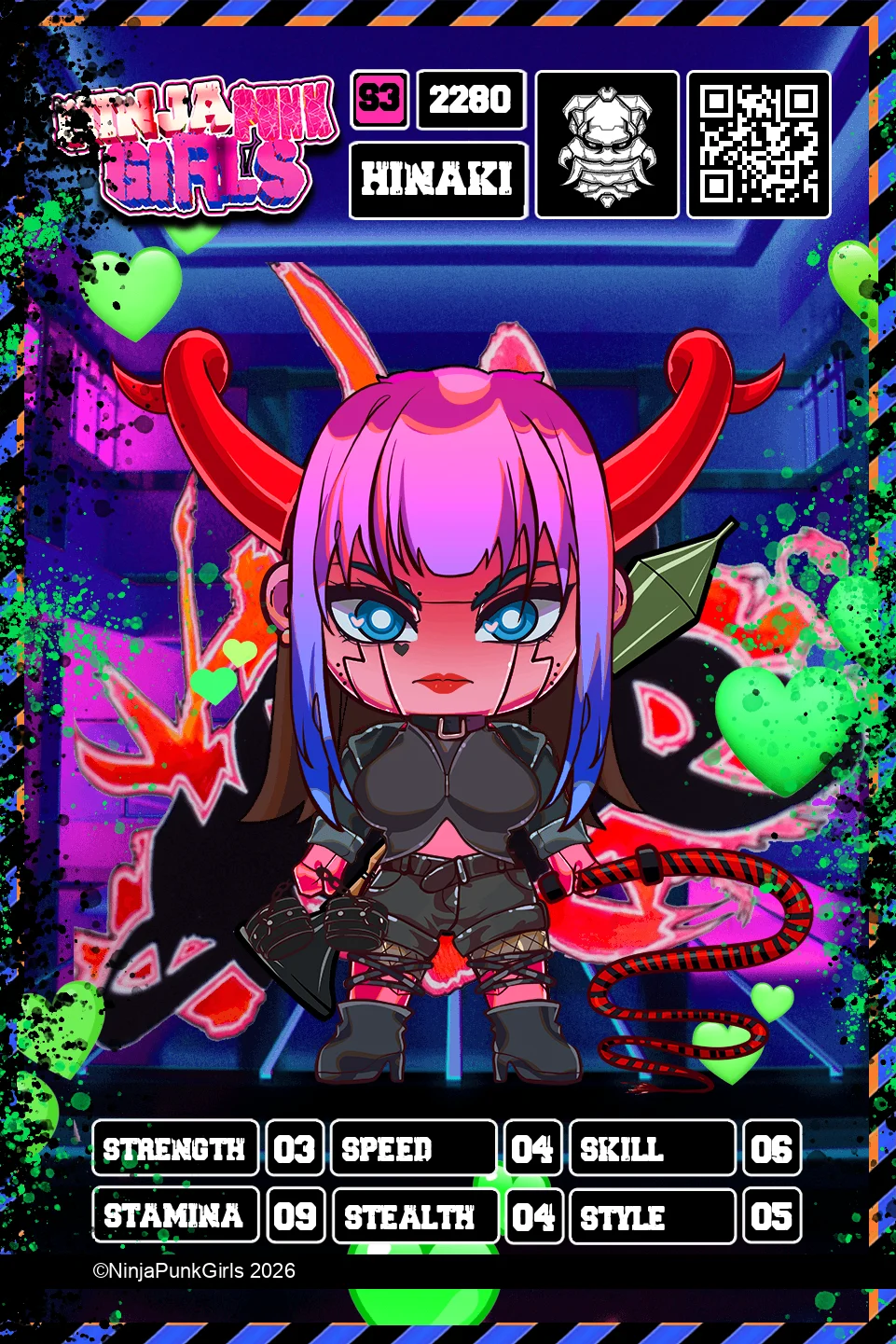 Rebuilt card #2280 Hinaki