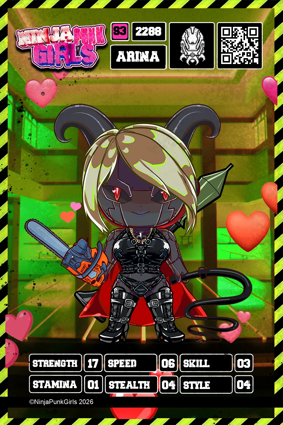 Rebuilt card #2288 Arina