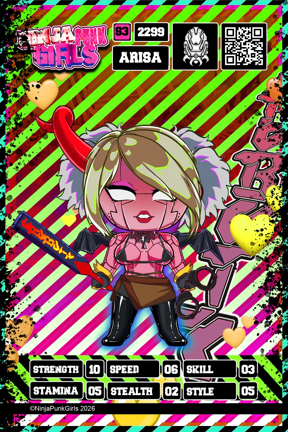 Rebuilt card #2299 Arisa
