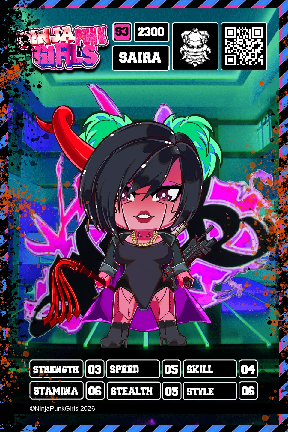 Rebuilt card #2300 Saira