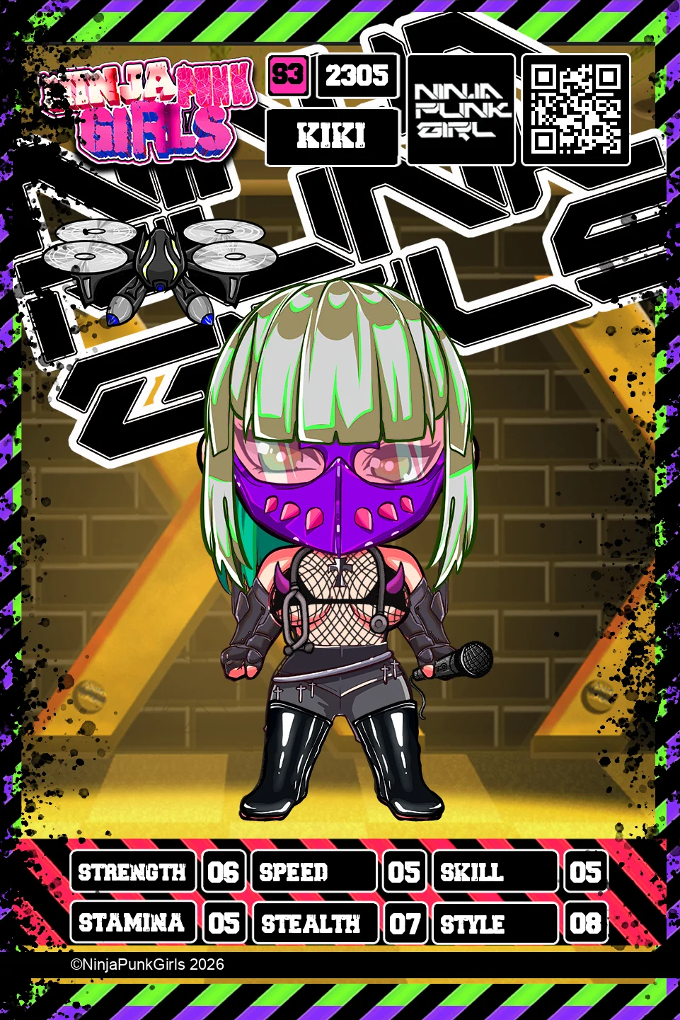 Rebuilt card #2305 Kiki