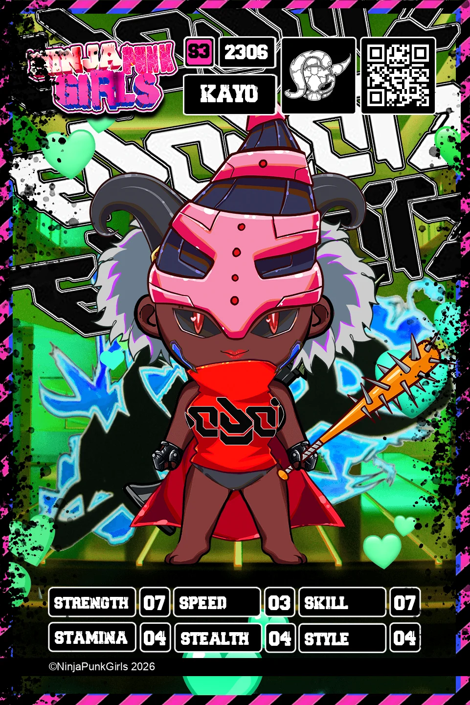 Rebuilt card #2306 Kayo