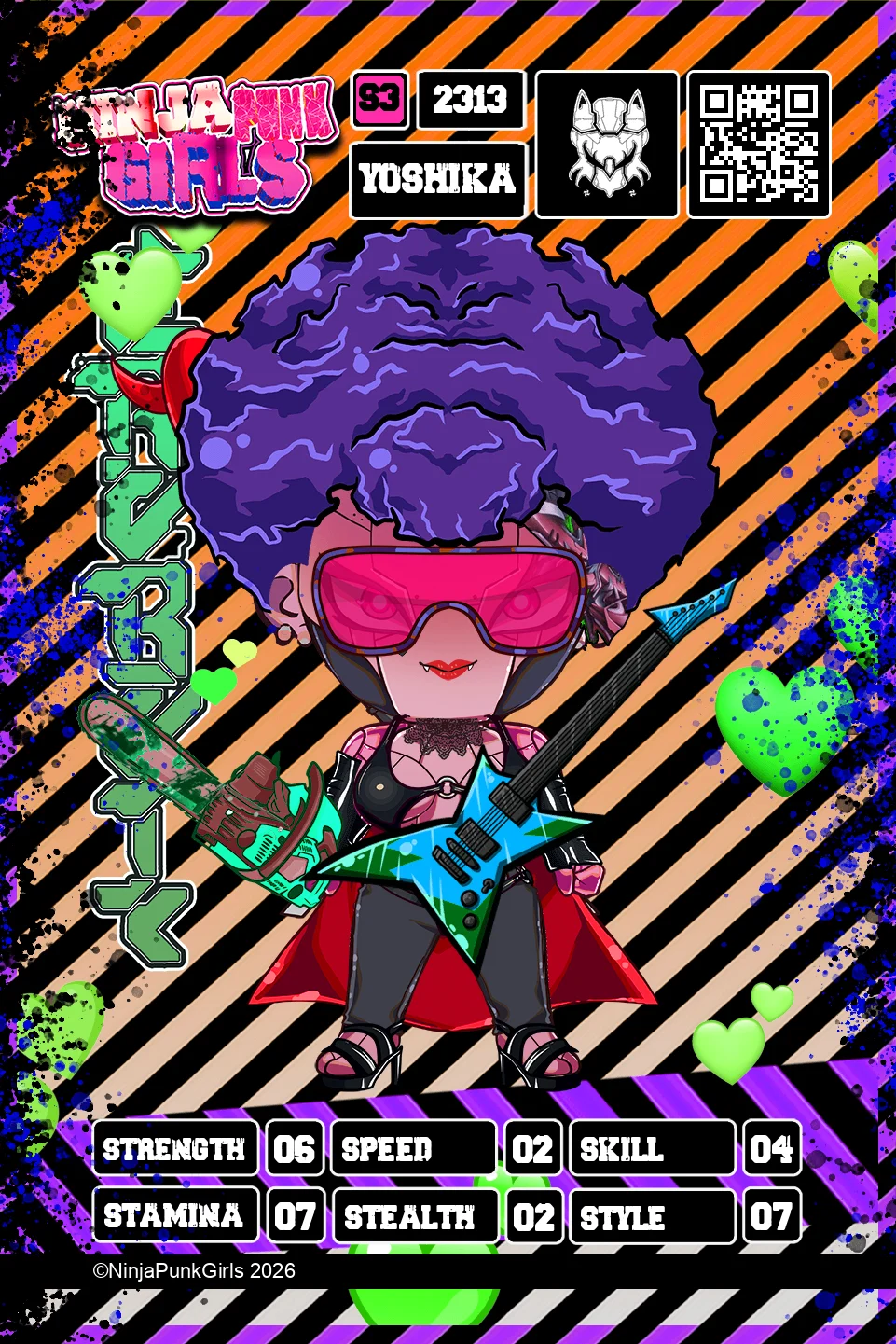 Rebuilt card #2313 Yoshika