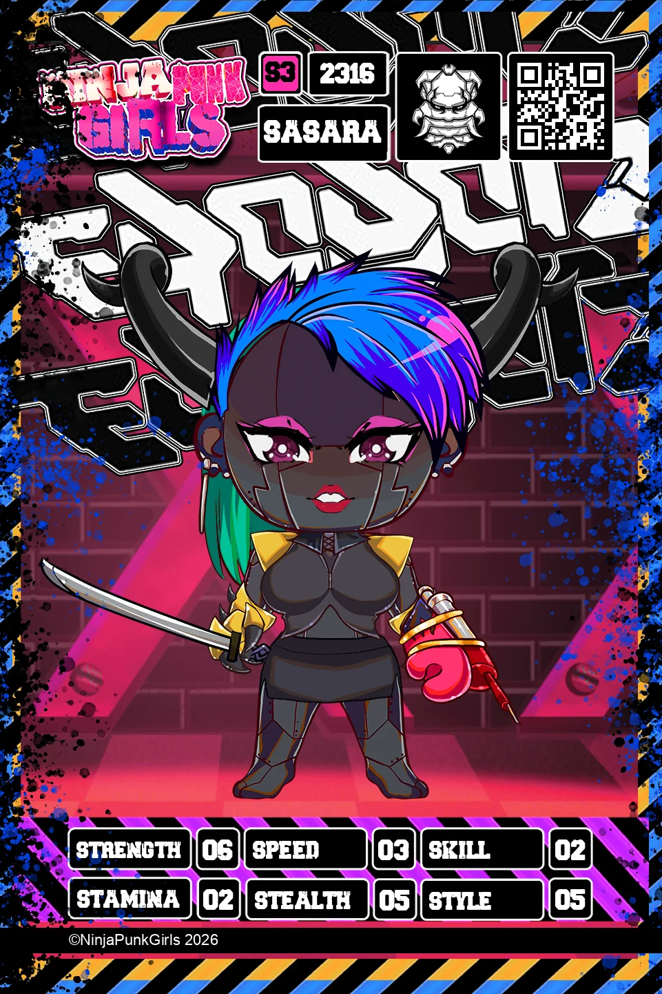 Rebuilt card #2316 Sasara