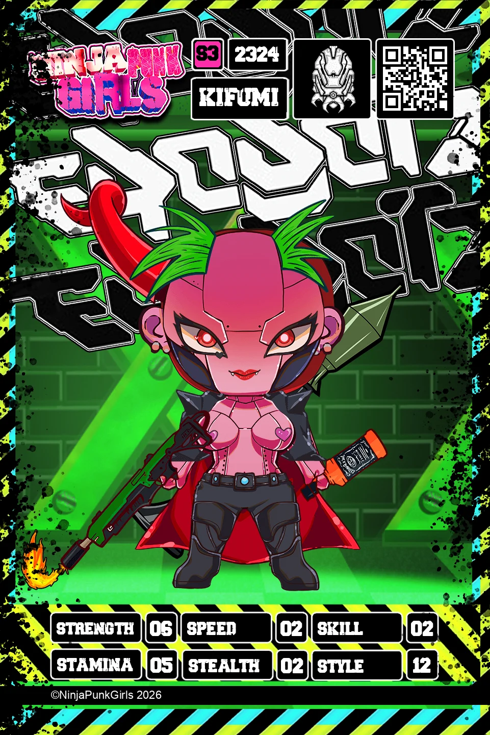 Rebuilt card #2324 Kifumi