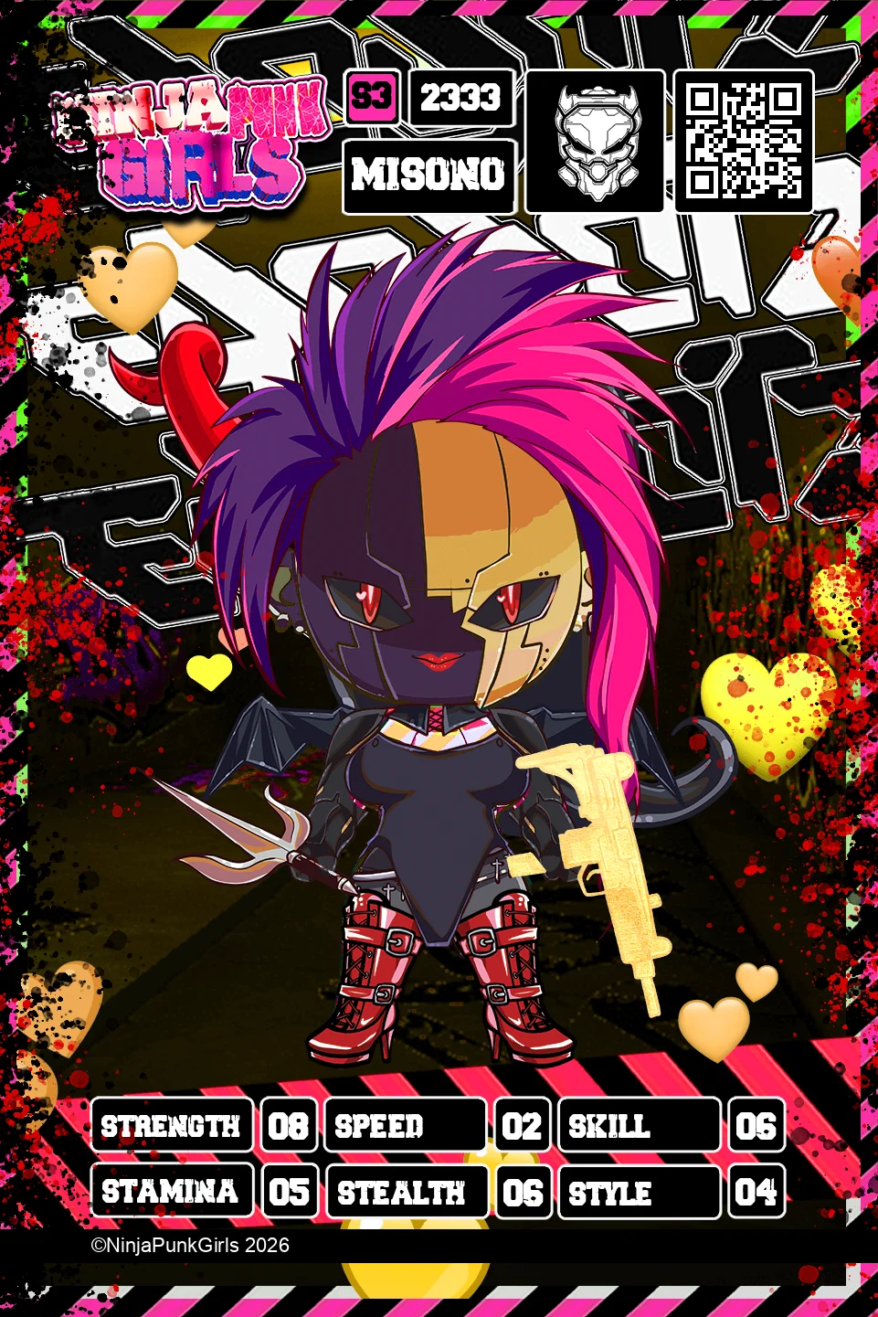 Rebuilt card #2333 Misono