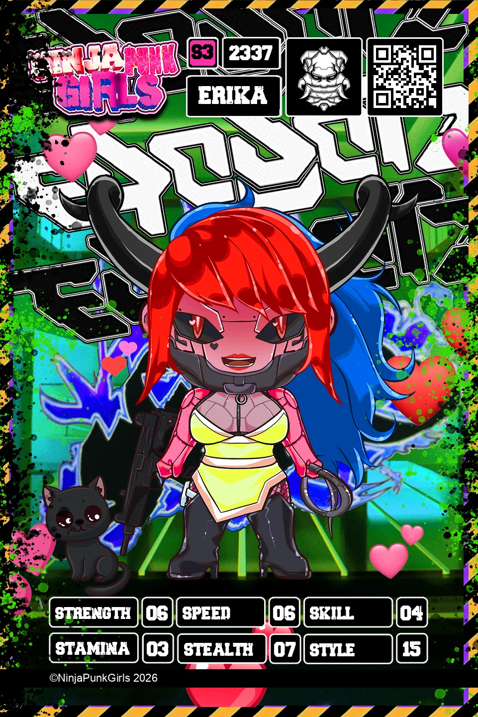 Rebuilt card #2337 Erika