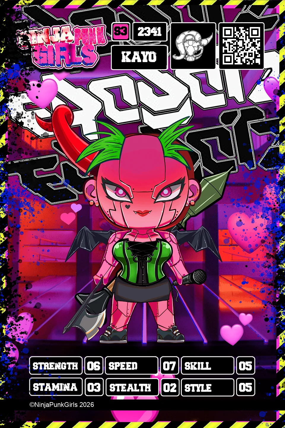 Rebuilt card #2341 Kayo