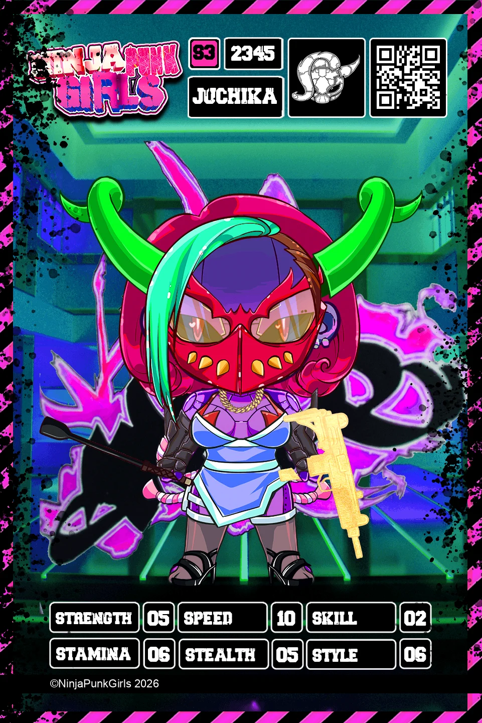 Rebuilt card #2345 Juchika