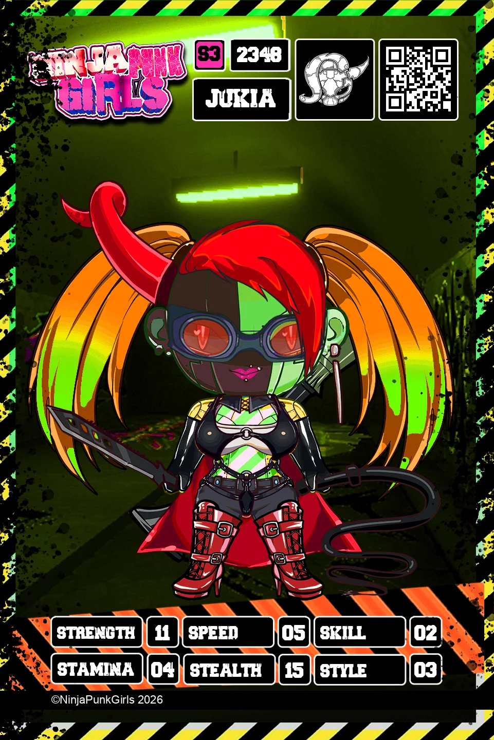 Rebuilt card #2348 Jukia